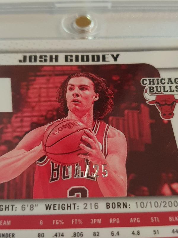 2024 Panini Prizm Deca Josh Giddey #123 MOJO /25 Holo (Bulls) - Ready to Grade