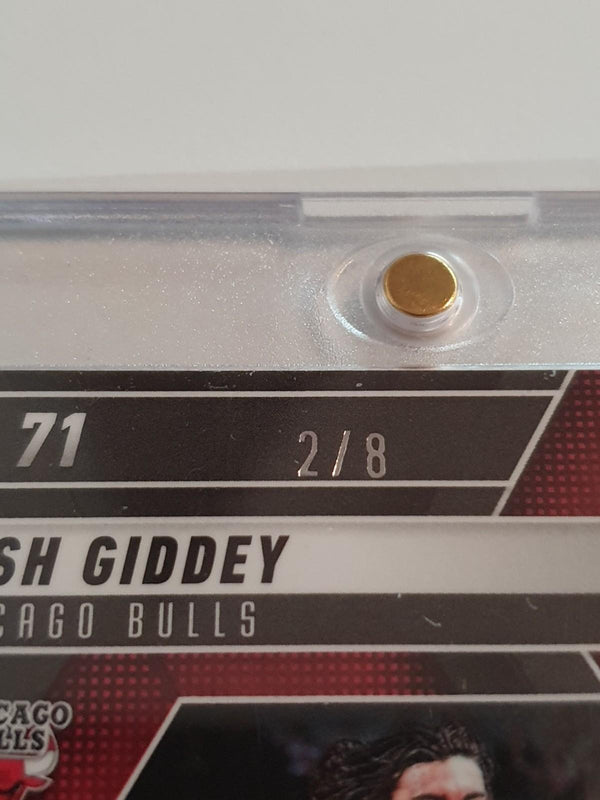 2024 Panini Mosaic Josh Giddey #71 BLACK GOLD /8 Holo (Bulls) - Super Rare