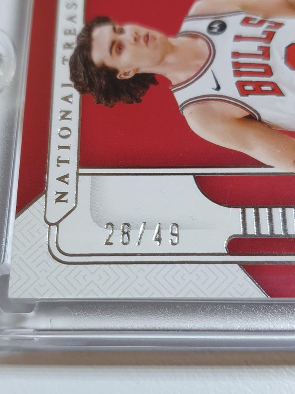 2024 Panini National Treasures Josh Giddey AUTO /49 (Bulls)- On Card Autograph