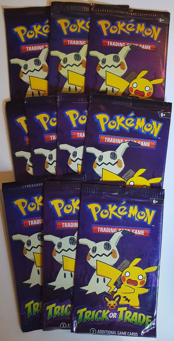 2023 Pokemon Trick or Trade Booster Packs LOT OF 10 - Factory Sealed