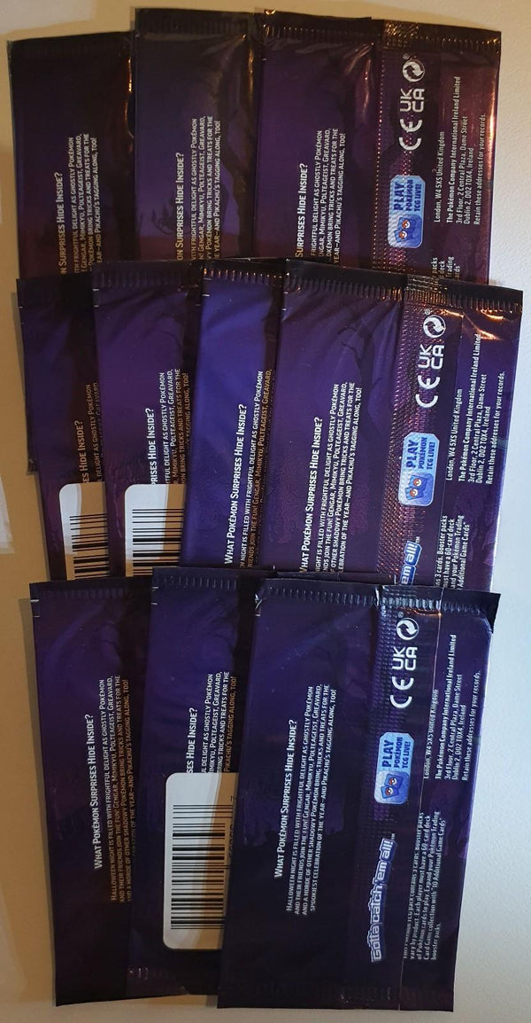 2023 Pokemon Trick or Trade Booster Packs LOT OF 10 - Factory Sealed