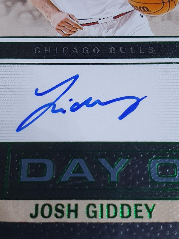 2024 One and One Josh Giddey AUTO JADE 5/5 On Card Autograph - Sealed (Bulls)