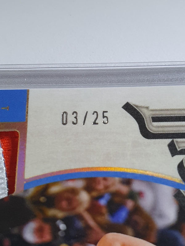2024 National Treasures Josh Giddey #PATCH PRIME 03/25 Game Worn 3 Color Jersey