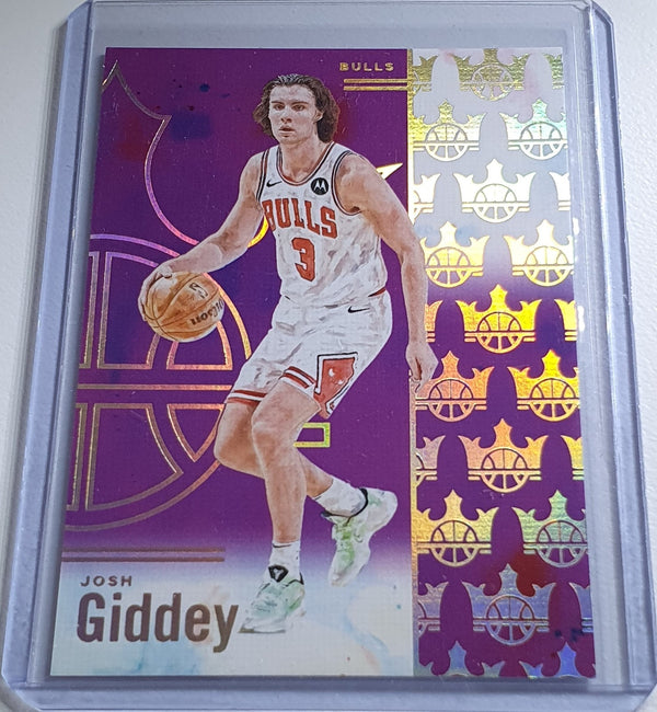 2024 Panini Court Kings Josh Giddey #79 VIOLET /49 Holo (Bulls) - Ready to Grade