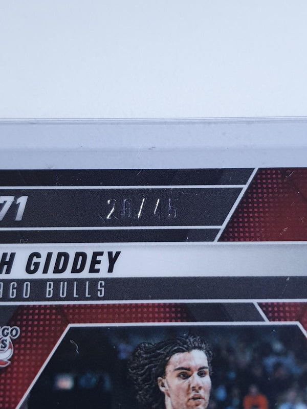 2024 Panini Mosaic Josh Giddey #71 BLUE CHOICE /45 Holo (Bulls) - Ready to Grade