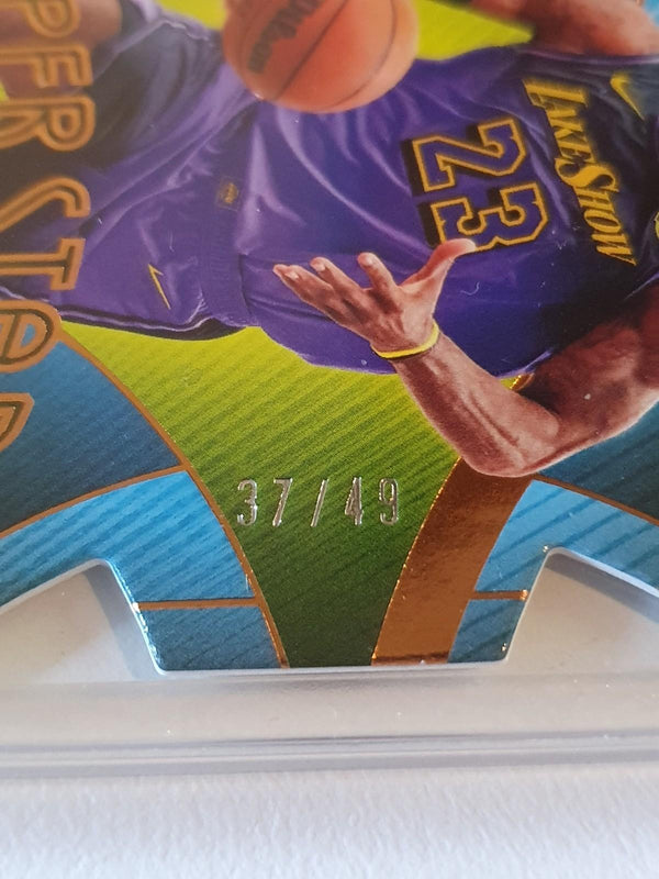 2024 Panini Silhouette LeBron James #25 BRONZE /49 Die Cut Superstars - Rare