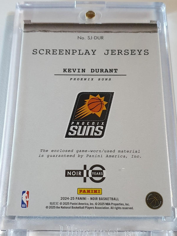 2024 Panini Noir Kevin Durant #PATCH /99 Game Worn Jersey - Rare