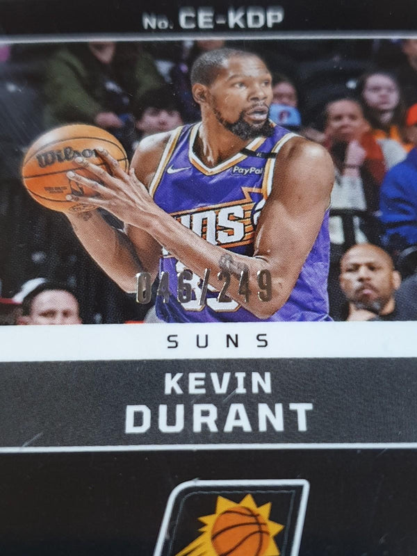 2024 Panini Obsidian Kevin Durant #PATCH /249 Game Worn Jersey - Ready to Grade