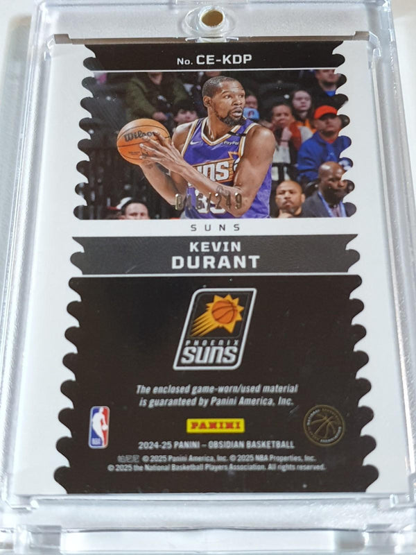 2024 Panini Obsidian Kevin Durant #PATCH /249 Game Worn Jersey - Ready to Grade