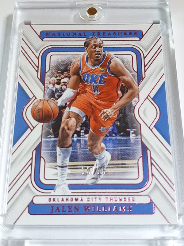 2024 Panini National Treasures Jalen Williams #60 PINK /15 Foil Edition - Rare