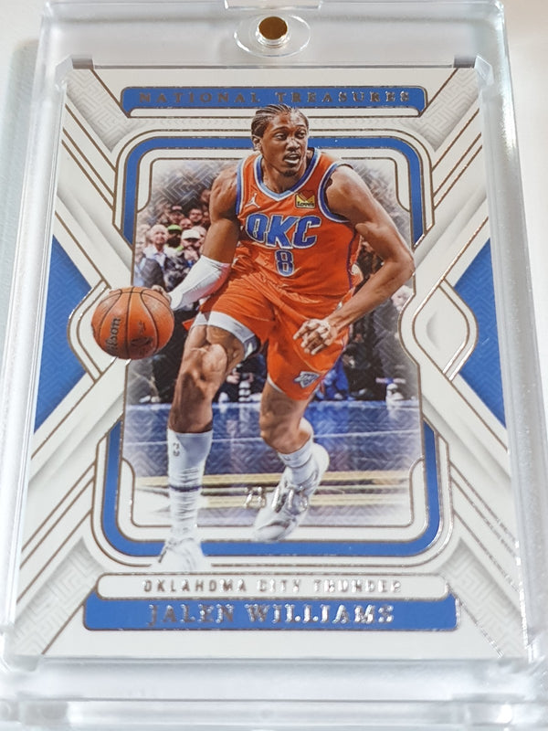 2024 Panini National Treasures Jalen Williams #60 SILVER /75 Foil Edition - Rare