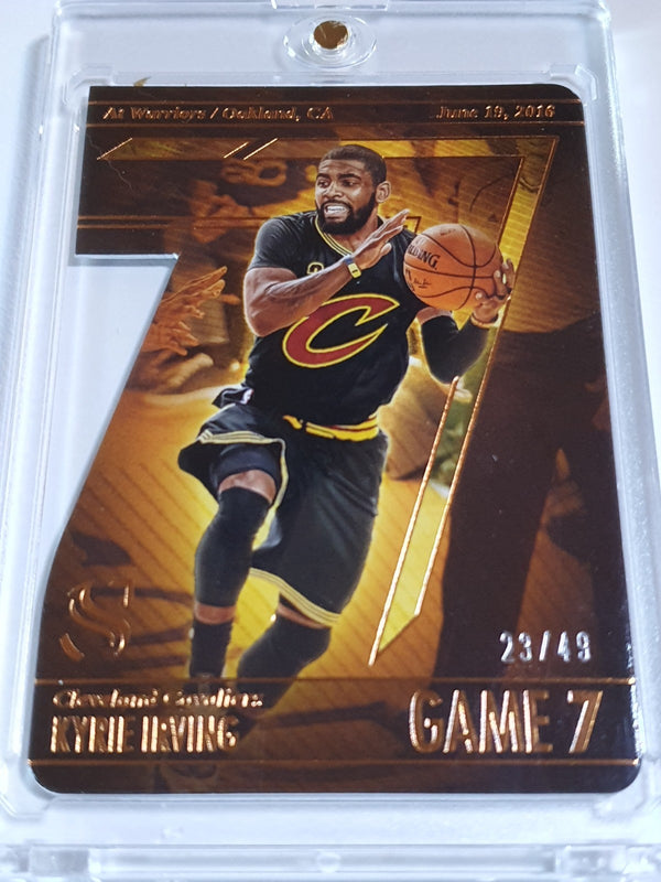 2024 Panini Silhouette Kyrie Irving #8 BRONZE /25 Holo Die Cut Game 7 - Rare
