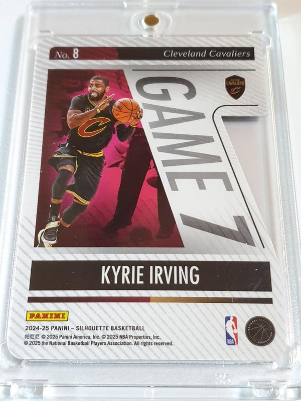 2024 Panini Silhouette Kyrie Irving #8 BRONZE /25 Holo Die Cut Game 7 - Rare