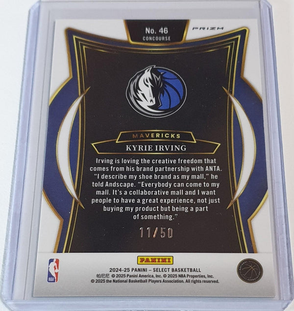 2024 Panini Select Kyrie Irving #46 WAVE GREEN /50 Holo - Ready to Grade
