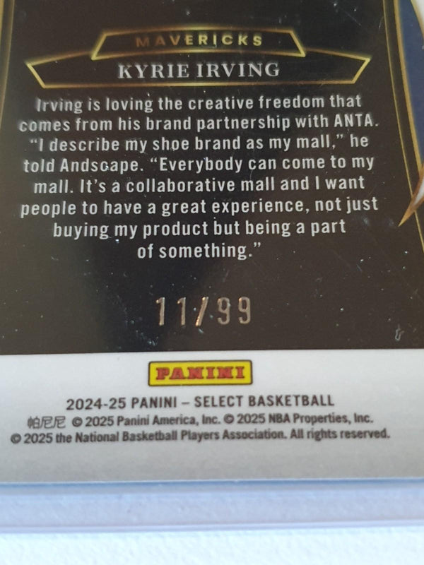 2024 Panini Select Kyrie Irving #46 DISCO LIGHT BLUE /99 Holo - Ready to Grade