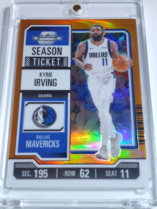 2023 Panini Contenders Optic Kyrie Irving #15 ORANGE /49 Holo - Ready to Grade