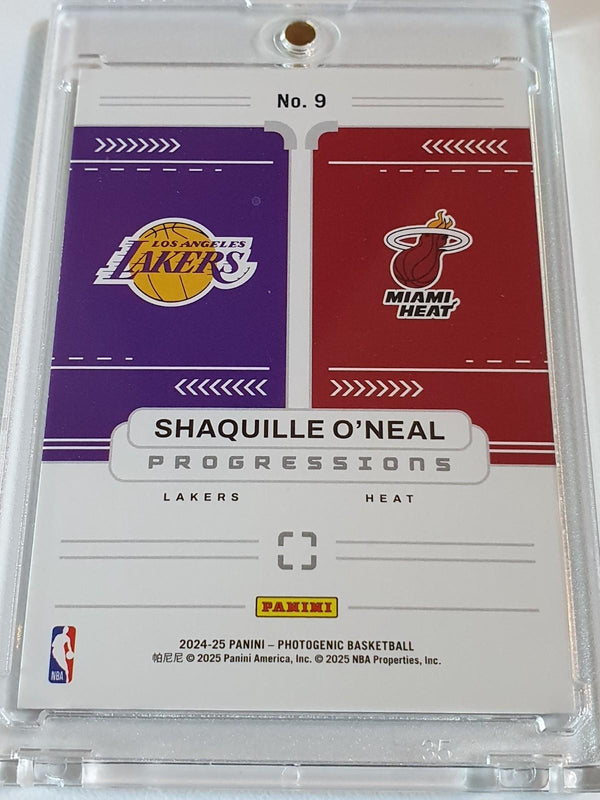 2024 Photogenic Shaquille O'Neal #9 WEDGES /49 Holo Progressions - Rare