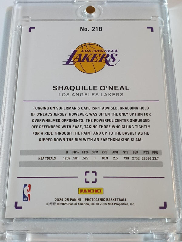 2024 Panini Photogenic Shaquille O'Neal #218 GROOVY /35 Holo Legends - Rare