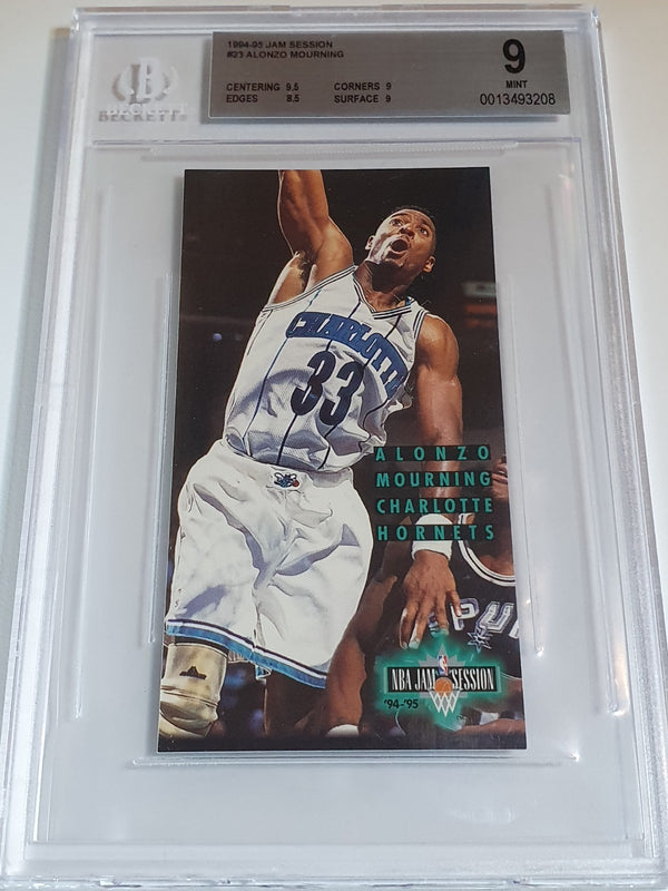 1994 Fleer NBA Jam Session Alonzo Mourning #23 - BGS 9 (POP 1)