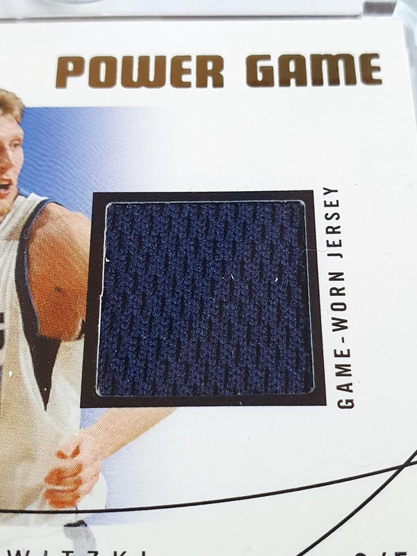 2003 Flair Final Edition Dirk Nowitzki #PATCH /41 Game Worn Dual Jerseys - Rare