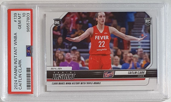 2024 Panini Instant WNBA Caitlin Clark Rookie #139 /10151 RC - PSA 10 (Low POP)
