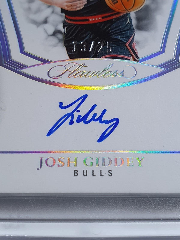 2024 Flawless Josh Giddey AUTO SILVER /25 Excellence (Bulls) - On Card Autograph