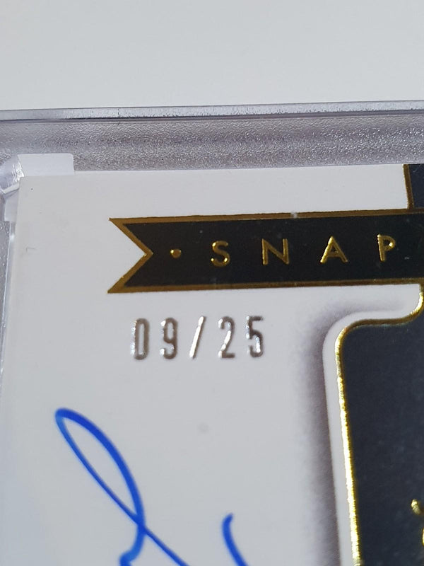 2024 Noir Josh Giddey AUTO GOLD /25 Snapshot Signatures On Card Bulls Autograph