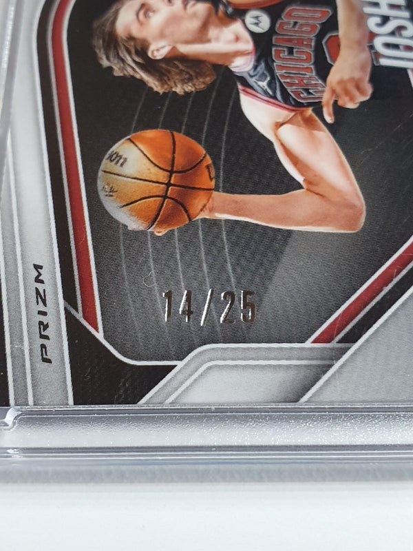 2024 Prizm Black Josh Giddey AUTO BLUE SHIMMER /25 Autographs FOTL - Bulls