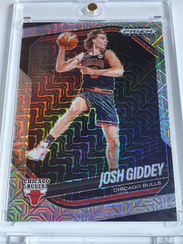 2024 Panini Prizm Black Josh Giddey #126 MOJO /25 Holo (Bulls) - Ready to Grade
