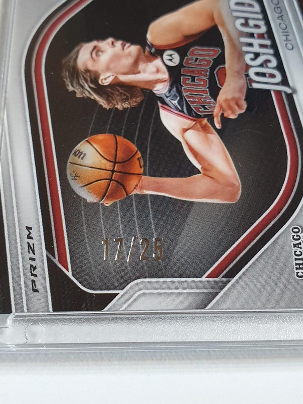 2024 Panini Prizm Black Josh Giddey #126 MOJO /25 Holo (Bulls) - Ready to Grade