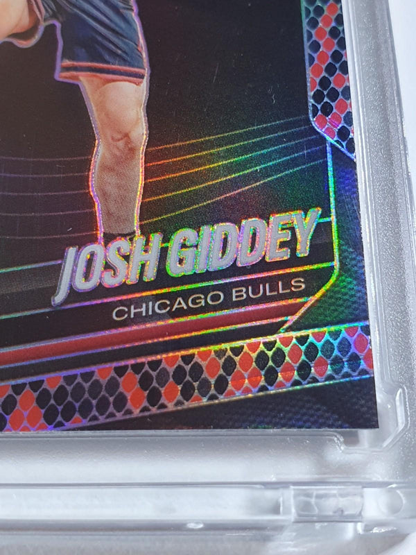 2024 Prizm Black Josh Giddey #126 RED SNAKESKIN Holo (Bulls) - Ready to Grade