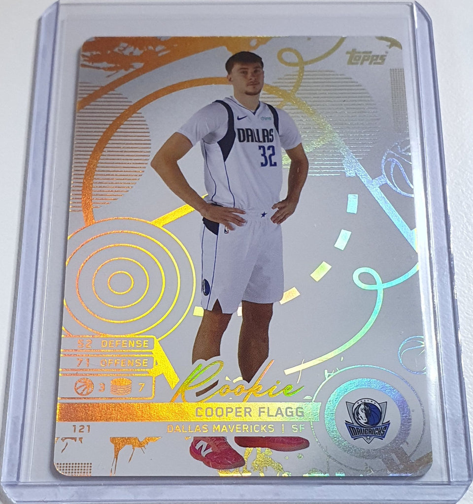 2025 Topps Match Attax Cooper Flagg Rookie #121 WHITE RC - Ready to Gr ...
