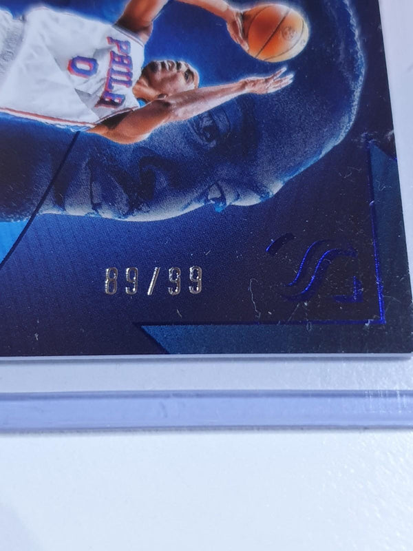 2024 Panini Silhouette Tyrese Maxey #34 BLUE /99 Holo - Ready to Grade