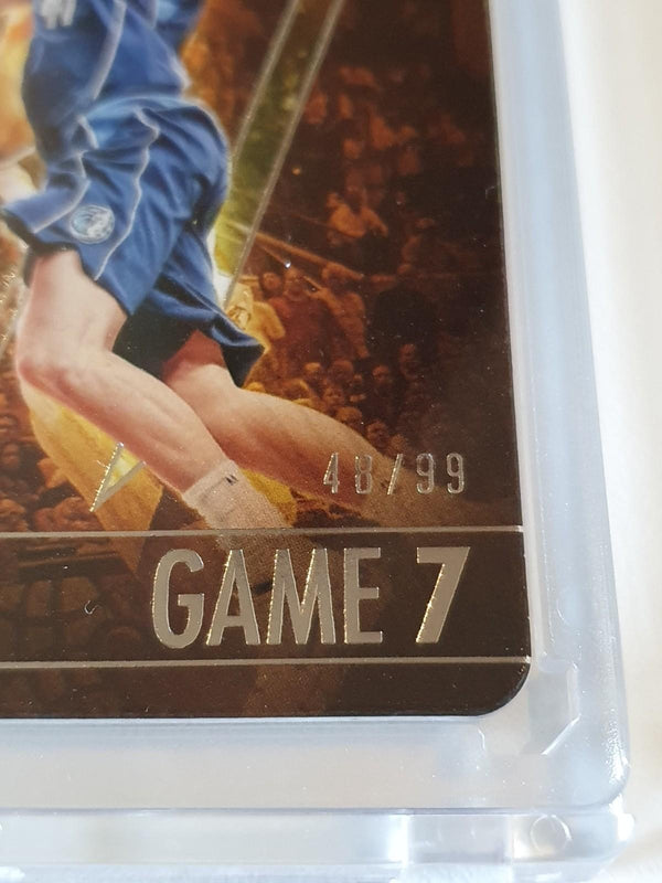 2024 Panini Silhouette Dirk Nowitzki #10 /99 Die Cut Game 7 - Ready to Grade