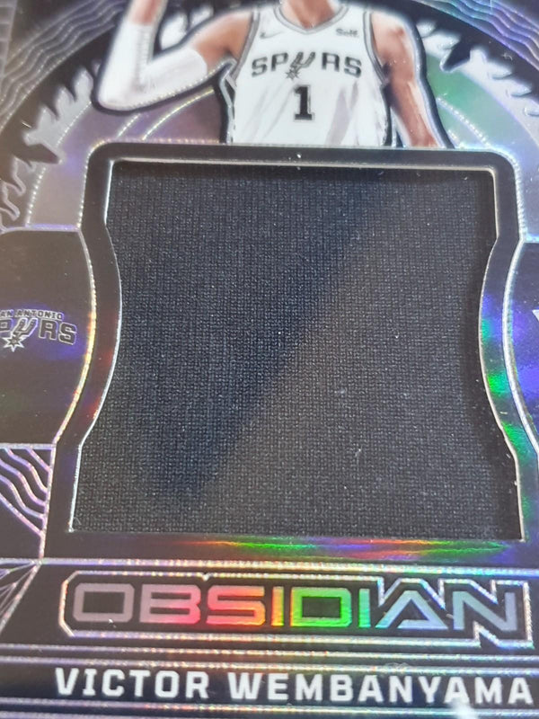 2023 Obsidian Victor Wembanyama Rookie #PATCH /249 Jersey RC - PSA 9 (POP 25)