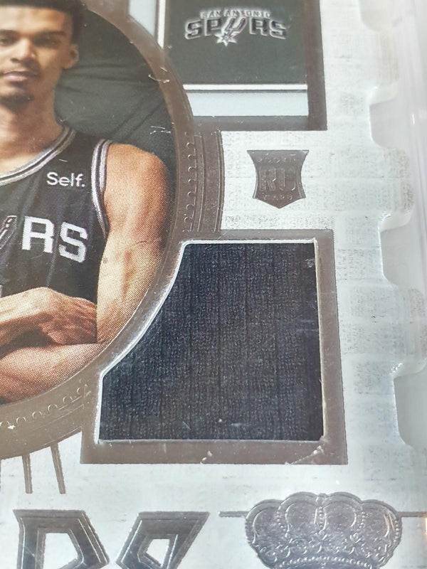 2023 Crown Royale Victor Wembanyama Rookie #PATCH Jersey RC - PSA 9 (POP 16)