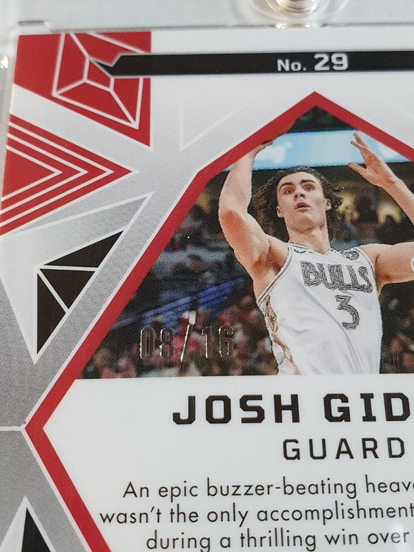 2024 Obsidian Josh Giddey #29 ELECTRIC ETCH MARTIAN FLOOD /16 FOTL (Bulls)