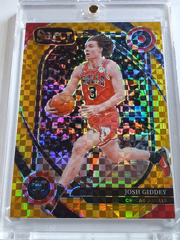 2024 Panini Select Josh Giddey #238 GOLD /10 Holo (Bulls) - Ready to Grade