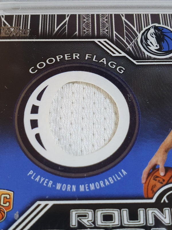 2025 Topps Cooper Flagg Rookie #PATCH Player Worn Jersey RC - Ready to Grade