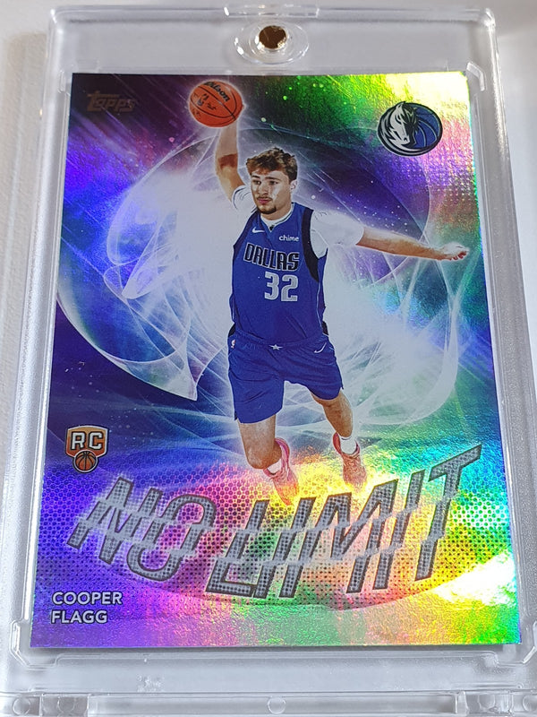 2025 Topps Cooper Flagg Rookie #NL-1 RAINBOW FOILBOARD No Limit RC - Rare