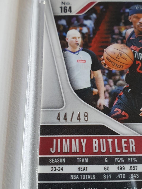 2024 Panini Prizm Jimmy Butler #164 JADE DRAGON SCALE /48 Holo - Ready to Grade