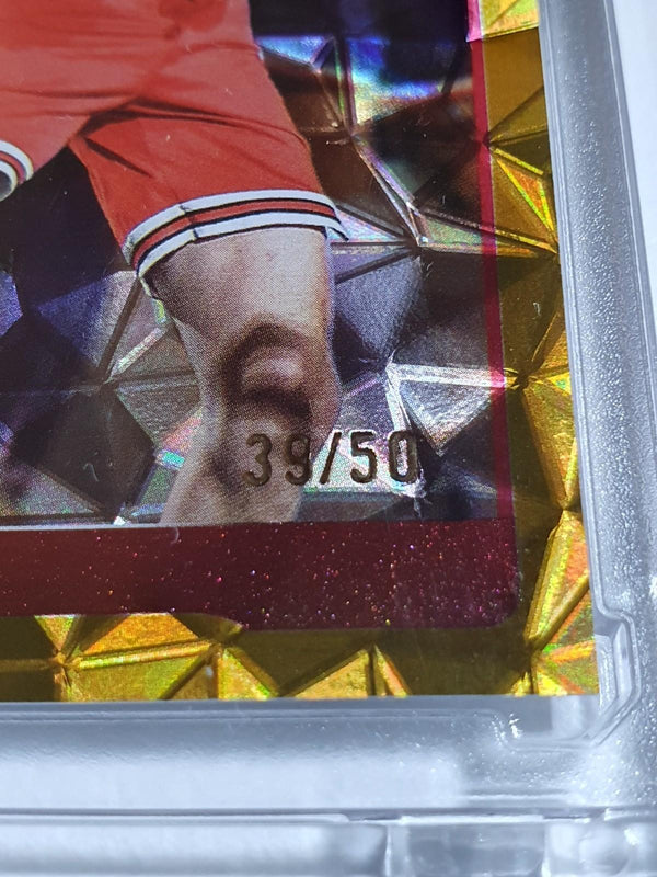 2025 Topps Flagship Josh Giddey #35 DIAMANTE GOLD /50 Holo (Bulls) - Rare