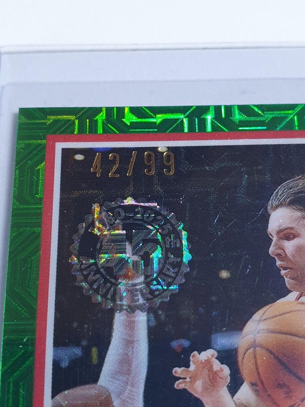 2025 Topps Chrome Josh Giddey GREEN MOJO REFRACTOR /99 Holo (Bulls) - Rare
