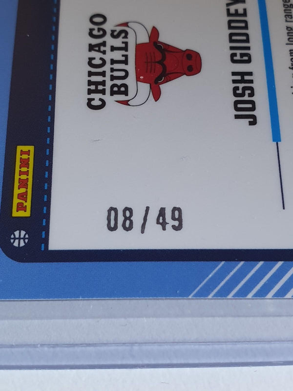 2024 Donruss Optic Josh Giddey #120 FAST BREAK BLUE /49 Holo (Bulls) - Rare