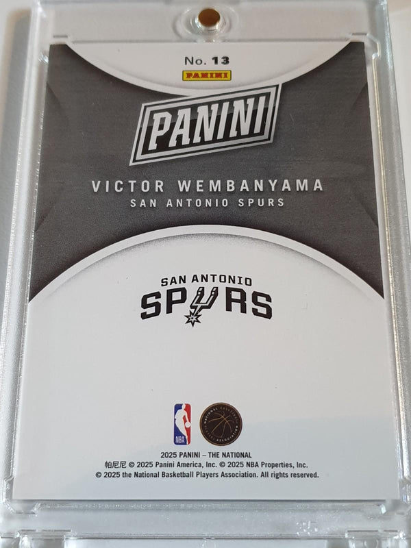 2025 Panini National Victor Wembanyama #13 BLUE /50 Holo - Ready to Grade