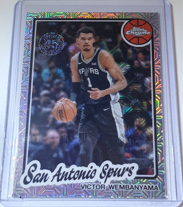 2025 Topps Chrome 45th Anniversary Victor Wembanyama #TC-VW MOJO REFRACTORS