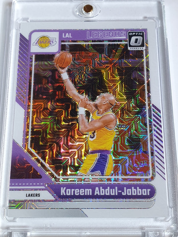 2024 Donruss Optic Kareem Abdul-Jabbar #228 CHOICE WHITE /48 Holo - Rare
