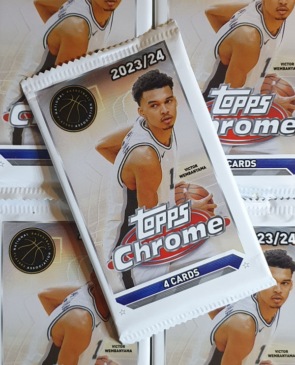 2023-24 Topps Chrome Basketball Pack - Factory Sealed Victor Wembanyama RC?