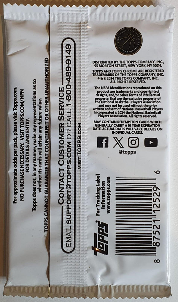 2023-24 Topps Chrome Basketball Pack - Factory Sealed Victor Wembanyama RC?