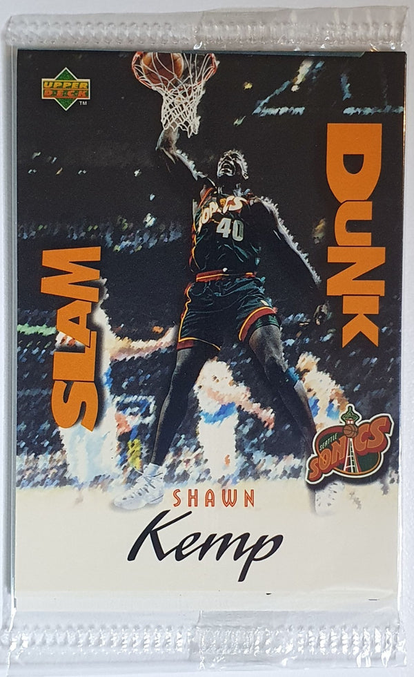 1997 Upper Deck Nestle Slam Dunk Shawn Kemp - Factory Sealed Pack